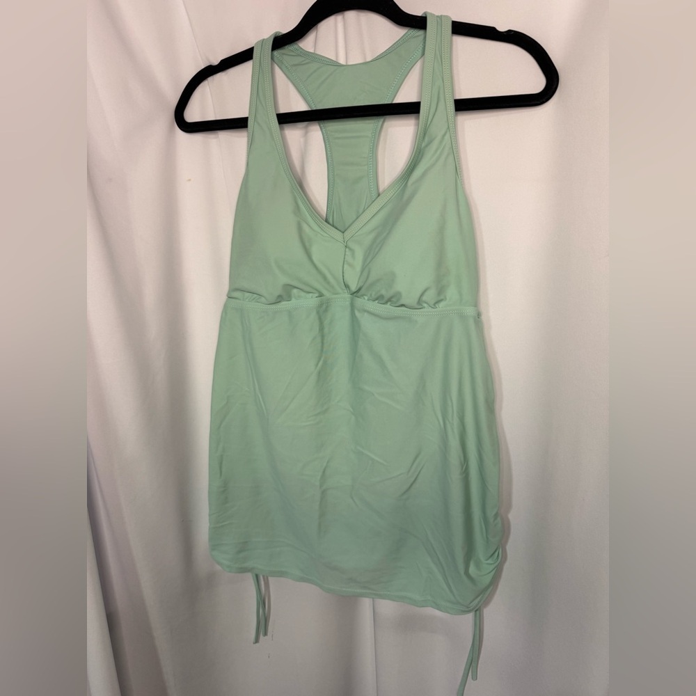 Light Mint Racerback Tank Top Tankini Top